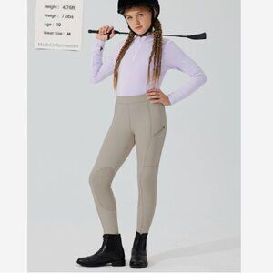 Willit Girls Horse Riding Pants Tights Kids Equestrian Breeches Leggings Youth M